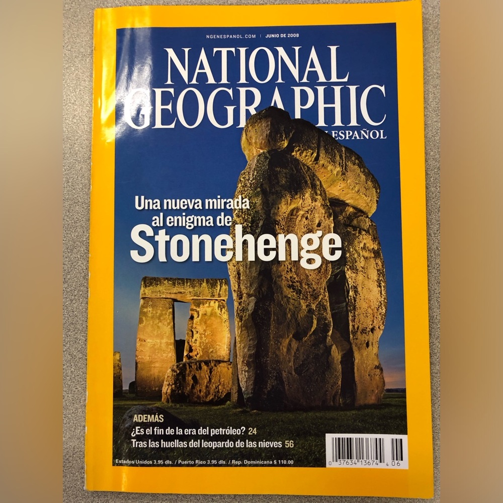 national geographic en Espanol Junio de 2008 Una Nueva Mirada al enigma de Stone